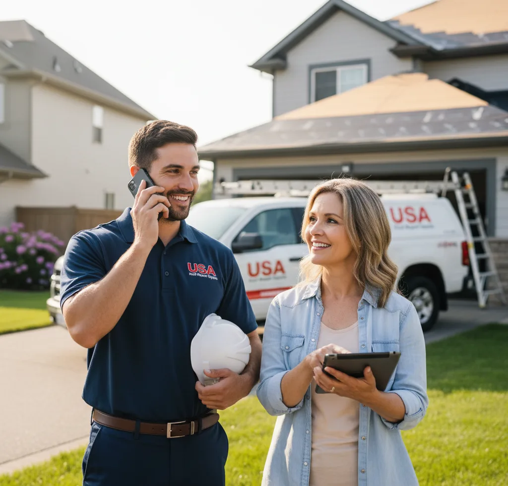 USA Roof Repair Experts customer support in Bay